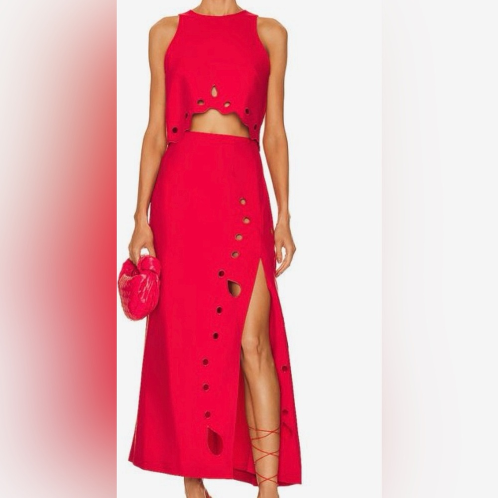 ISO ROSIE ASSOULIN
Eyelet Eye Spy Skirt AND Top
